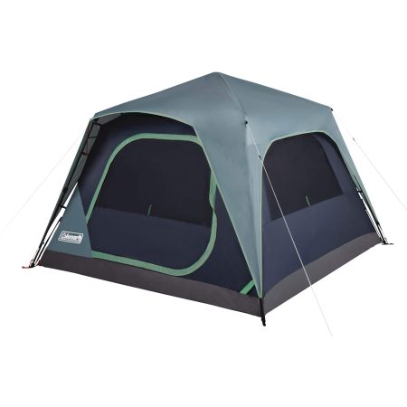 Coleman Skylodge 3-Season, 4-Person Instant Set-Up Camping Cabin Tent w/ Rain Fly & Carry Bag