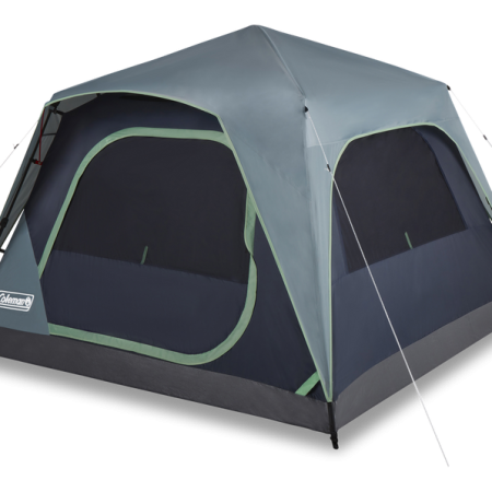 Coleman Skylodge 3-Season, 4-Person Instant Set-Up Camping Cabin Tent w/ Rain Fly & Carry Bag