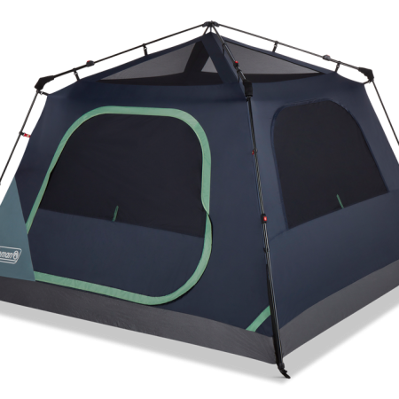 Coleman Skylodge 3-Season, 4-Person Instant Set-Up Camping Cabin Tent w/ Rain Fly & Carry Bag