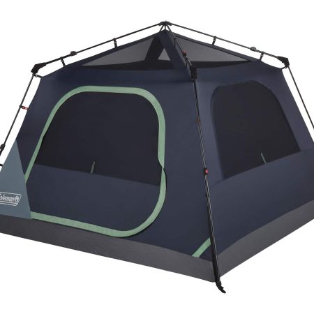 Coleman Skylodge 3-Season, 4-Person Instant Set-Up Camping Cabin Tent w/ Rain Fly & Carry Bag