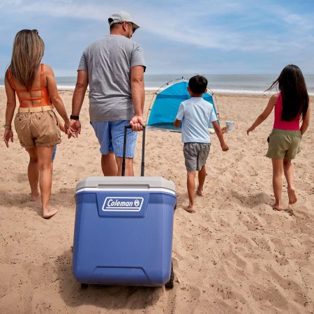 Coleman 316 Series 65-Quart Marine Wheeled Cooler, Twilight, 61.5-L