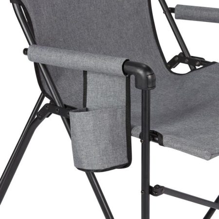 Coleman Forester Series Sling Camping Chair with Cupholder, Grey