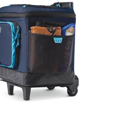 Coleman XPAND 42-Can Soft Cooler with Wheels, Blue Nights