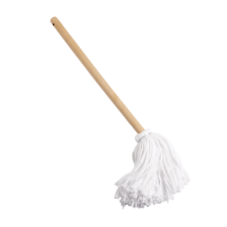 Cotton Dish Mop with Wood Handle