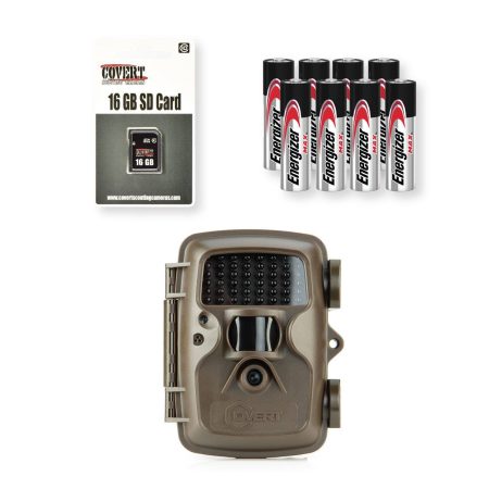 Covert Cam 30-MP Combo Pack Trail Camera, 4k Video, Brown