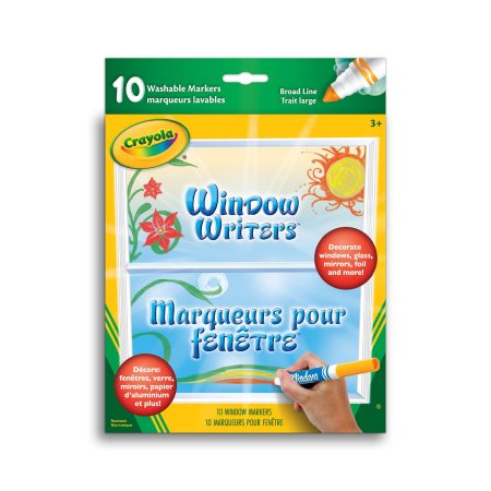 Crayola Washable Window Writers Markers, 10-ct