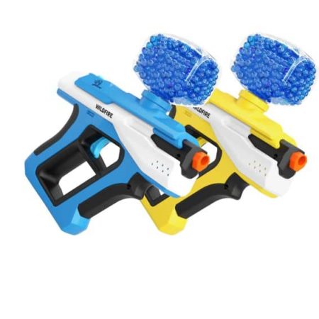 Crossman Wildfire Gelbee Ambidextrous Shooters Package, 2-pk, Plastic, Blue