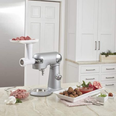 Cuisinart® Precision Master™ Meat Grinder Stand Mixer Attachment, White