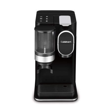 Cuisinart Single Serve Coffee Maker with Grinder, Black