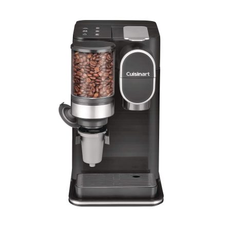 Cuisinart Single Serve Coffee Maker with Grinder, Black