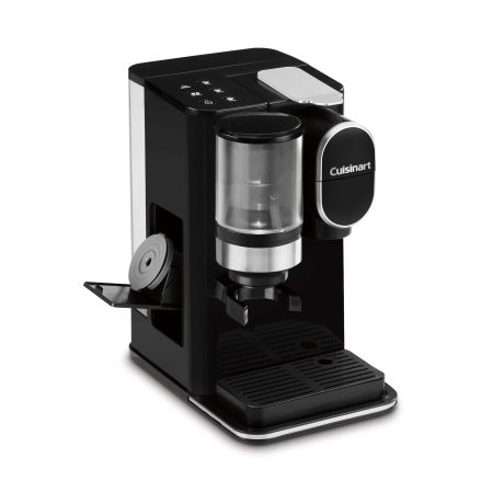 Cuisinart Single Serve Coffee Maker with Grinder, Black