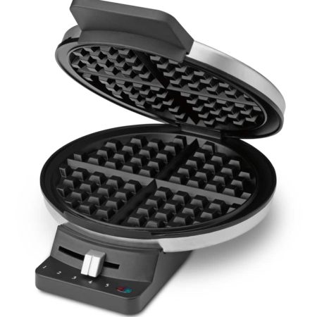 Cuisinart® Round, Non-Stick Waffle Maker, Stainless Steel