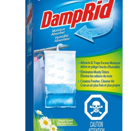 DampRid Fresh Scent Hanging Bag Moisture Absorber, 3-pk