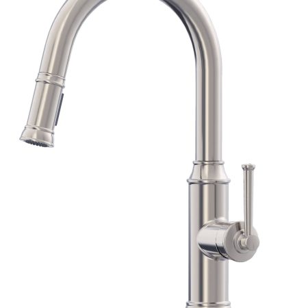 Danze Cavell Single Handle Pull Down Kitchen Faucet, Stainless Steel