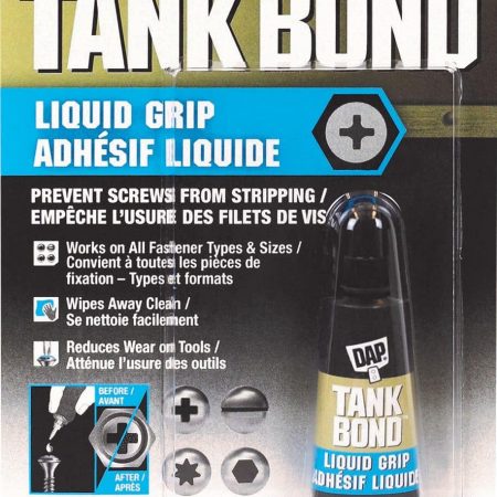 DAP Tank Bond Liquid Grip Anti-Strip Coating For Fasteners, Screws & Bolts, 6-mL