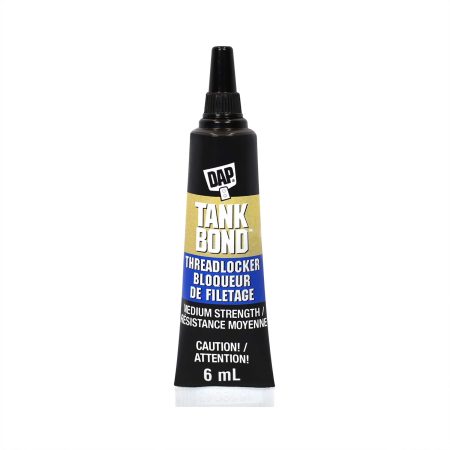 DAP Tank Bond Medium-Strength Threadlocker Glue Adhesive, Locks & Seals Fasteners, 6-mL