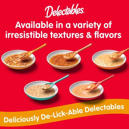 Hartz Delectables Stew Lickable Variety Pack Wet Cat Treats, 6 x 40-g