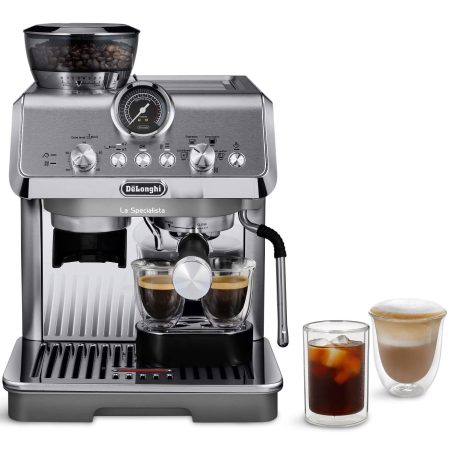 DeLonghi La Specialista Arte Evo Espresso Machine with Conical Burr Grinder, Stainless Steel