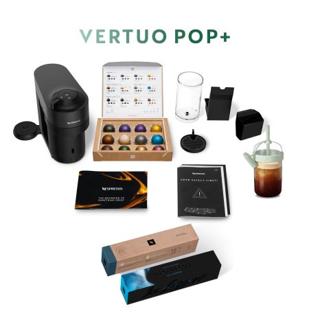 Delonghi Nespresso Summer Iced Black VPOP Bundle