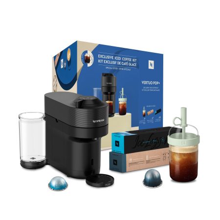 Delonghi Nespresso Summer Iced Black VPOP Bundle