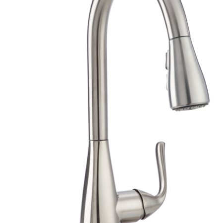 Delta Faucet Grenville Single Handle Pull Down Kitchen Faucet, Brushed Nickel