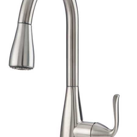 Delta Faucet Grenville Single Handle Pull Down Kitchen Faucet, Brushed Nickel