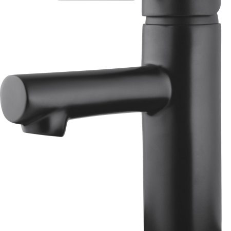 Delta Faucet Struct Single Handle Single Hole 4-in Centerset Bathroom Sink Faucet, WaterSense® Certified, Matte Black