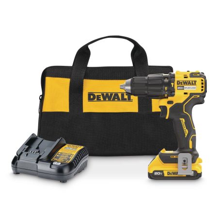 DEWALT DCD798D1 20V MAX Brushless Compact Cordless 1/2-in Hammer Drill Kit