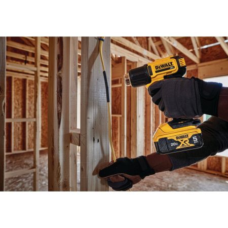 DEWALT DCE530B 20V MAX Cordless Variable Temperature Heat Gun with Nozzles, Tool Only, 3-pc