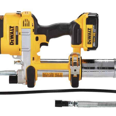 DEWALT DCGG571M1 20V MAX Lithium-Ion Cordless Grease Gun Kit with Battery, Charger & 42-in Hose