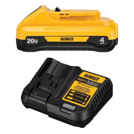 DEWALT 20V MAX 4Ah Compact Battery Starter Kit