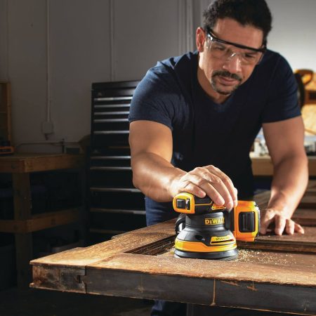 DEWALT DCW210B 20V MAX XR Brushless Cordless Variable Speed Random Orbital Sander, Tool Only, 5-in