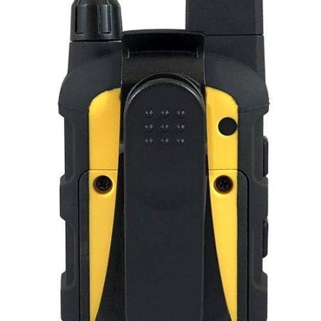 DEWALT ALS-DXFRS800 GMRS 300,000-ft²/27500-m² Waterproof Rechargeable 2-Way Radio with Holster, Yellow/Black, 2-pk