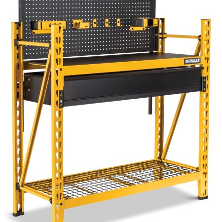 DeWALT 2-Shelf Industrial Storage Rack Workbench, 4-ft