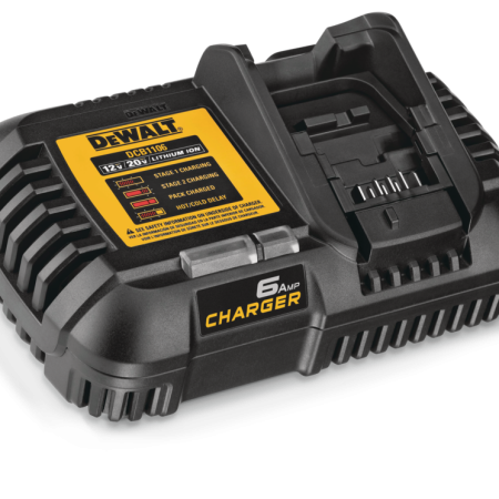 DEWALT DCB1106 12V/20V MAX Lithium-Ion 6A Battery Charger with LED Fuel Gauge