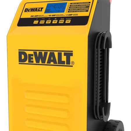 DEWALT DXAEC200CA Rolling Battery Charger/Maintainer, 40/3-Amp with 200-Amp Engine Start, 12V