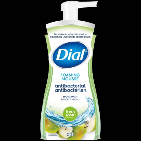 Dial Antibacterial Foaming Hand Soap, Fresh Pear Scent, 221-mL