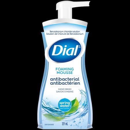 Dial Antibacterial Foaming Hand Soap, Spring Water Scent, 221-mL