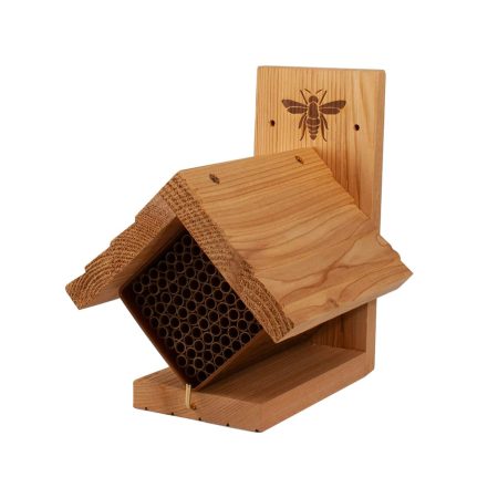 Panacea Diamond Garden Decoration Mountable Wooden Bee House