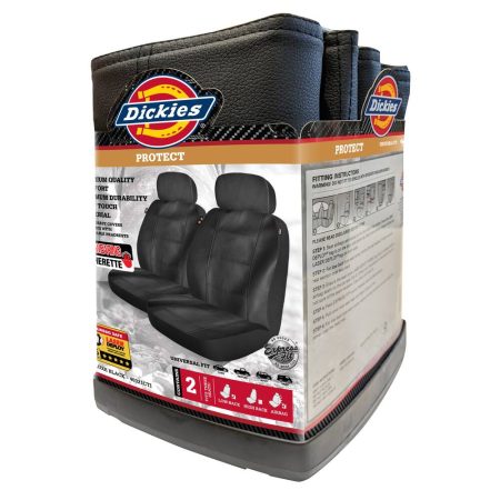 Dickies Leatherette Seat Cover, 2-pk