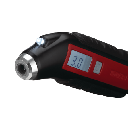 MotoMaster Digital Tire / Depth Gauge w/ Light, 5-99 PSI