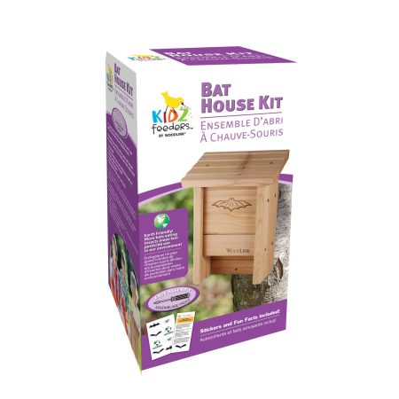 Panacea DIY Outdoor Wood Bat House Craft Kit, 12-in