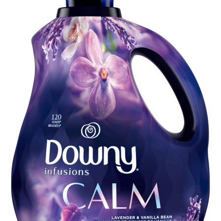 Downy Infusions Liquid Fabric Softener, Calm, Lavender & Vanilla Bean, 2.4 L