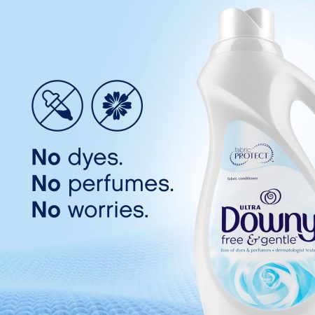 Downy Ultra Liquid Fabric Conditioner, Free & Gentle, 150 Loads 3.29 L