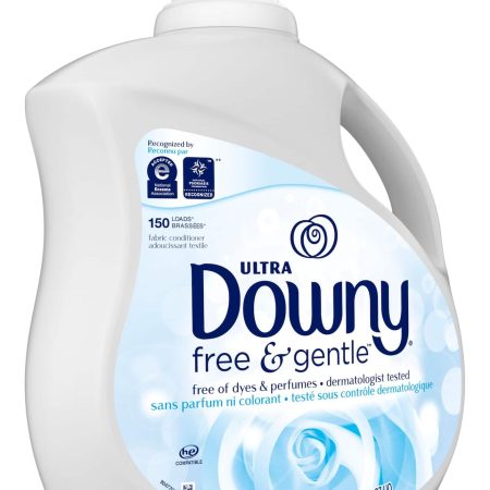 Downy Ultra Liquid Fabric Conditioner, Free & Gentle, 150 Loads 3.29 L