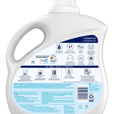 Downy Ultra Liquid Fabric Conditioner, Free & Gentle, 150 Loads 3.29 L