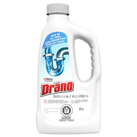 Drano Balance Quick Acting Drain Cleaner & Clog Remover, 900-mL