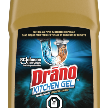 Drano Kitchen Gel Drain Clog Remover & Cleaner, 473mL