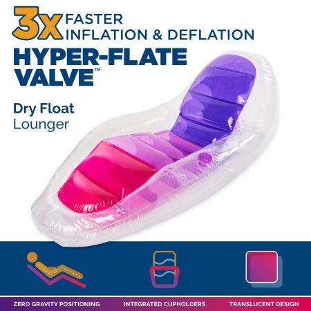 Swimways Dry Float Inflatable Lazy Pool Float/Lounger, 79 x 41-in