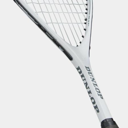 Dunlop Blaze Pro 5.0 Alloy Squash Racquet/Racket w/ Soft Grip, White, 27-in